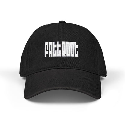 Embroidered Fatt Root Denim Hat - Stylish and Casual Social Cap for Everyday Wear
